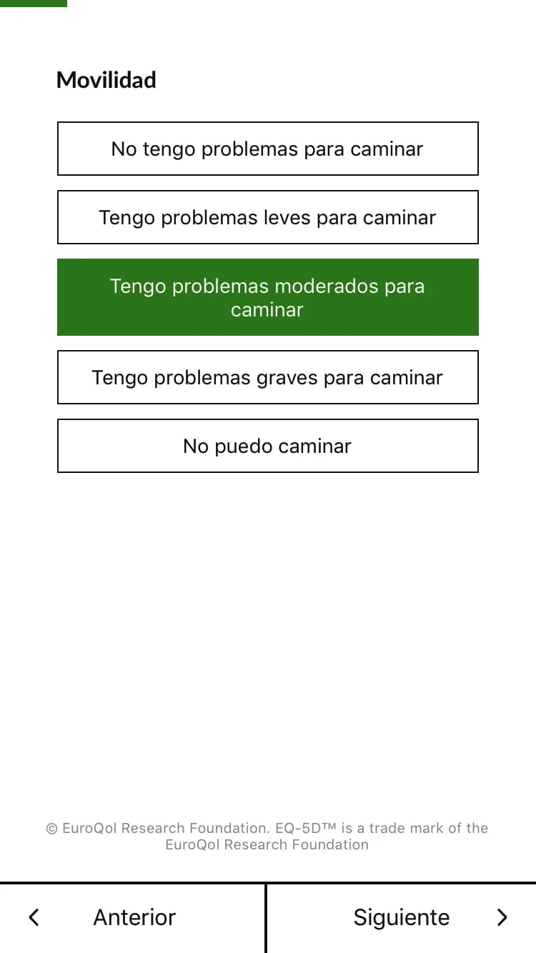 App Cohorte ARCA: qüestionari de seguiment