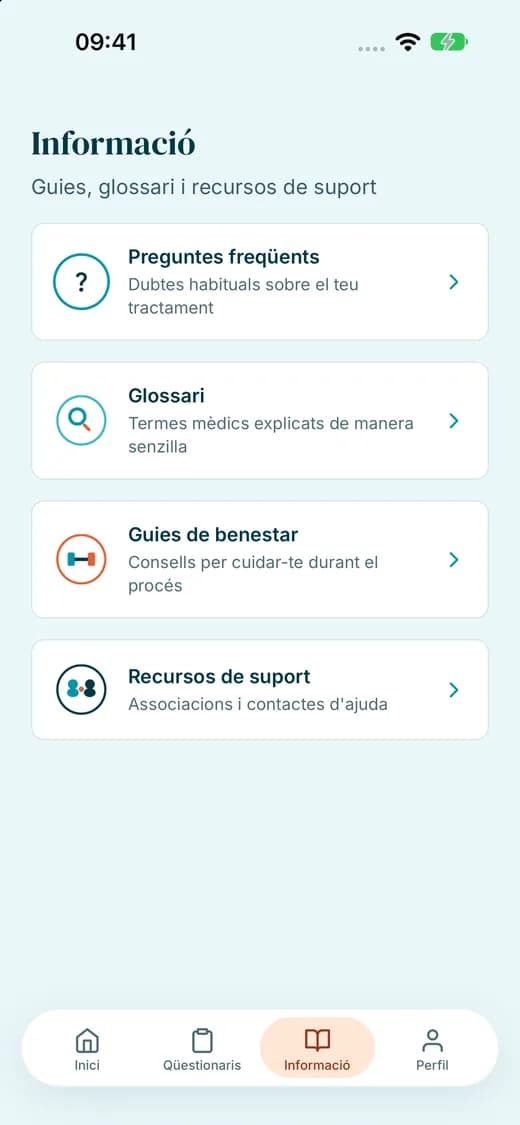 Captura de l'app La Teva Decisió (3/3)